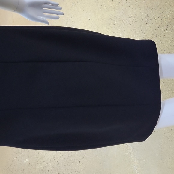 Moda International Classic Little Black Dress with Slit - Picture 5 of 10